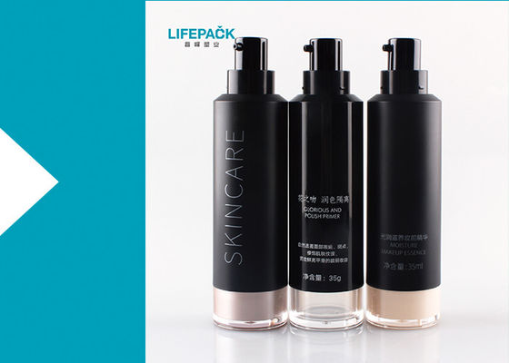 詰め替え式の空の基礎ポンプびん50ml容量φ34.5mmx134mmのサイズ