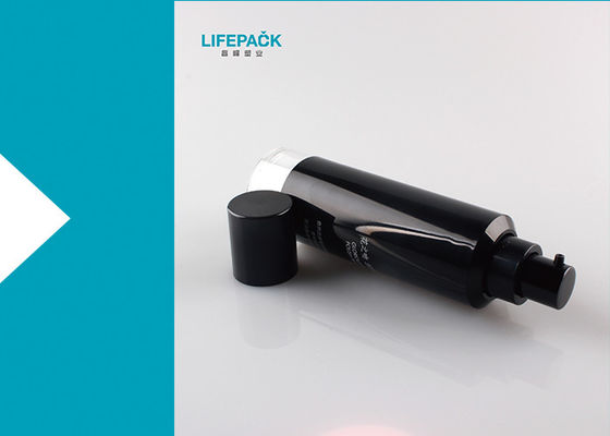 豪華な帽子の空気のない空の基礎ポンプびん35ml容量の詰め替え式のタイプ