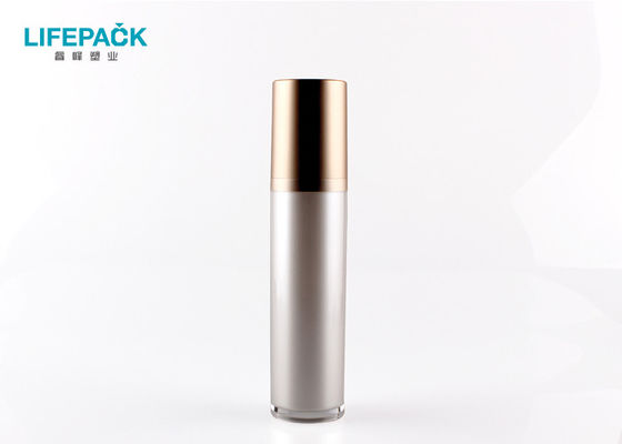 金の銀ポンプ15ml 30ml 50ml 100ml 120mlを搭載する空ボディ ローションのびん