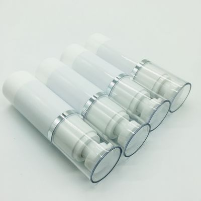 絹の印刷の空気のないポンプは50ml/シリンダー明確なプラスチック ポンプびんをびん詰めにします