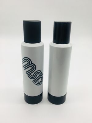 Skincareのクリーム色の白く黒い色のためのシリンダー35mlプラスチック空気のないびん
